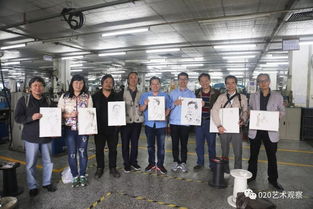 在火熱的生產(chǎn)場面中感受美——第四屆廣州速寫展組委會組織首次文藝輕騎走進黃埔